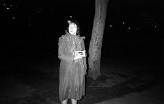 MUSIC WITHIN AND OUTSIDE. Photo 5: Elena Romanova with cassette tape recorder