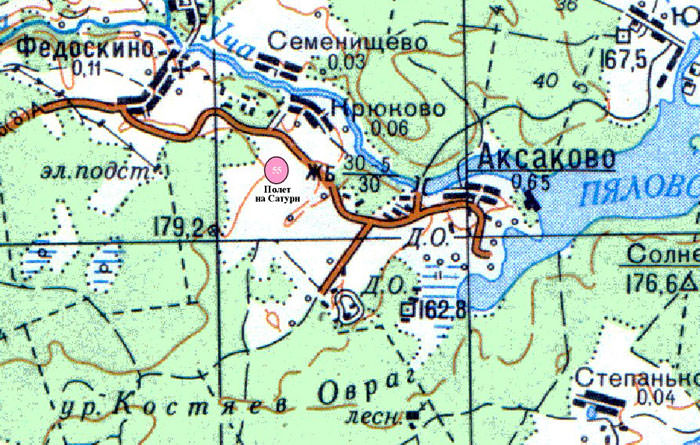 map of the action