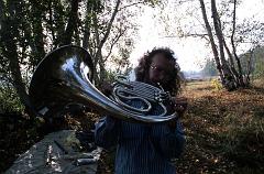 Sergey Letov plays French Horn. Collective Actions [KD]: action «M». Photo 8・セルゲイ・レートフ