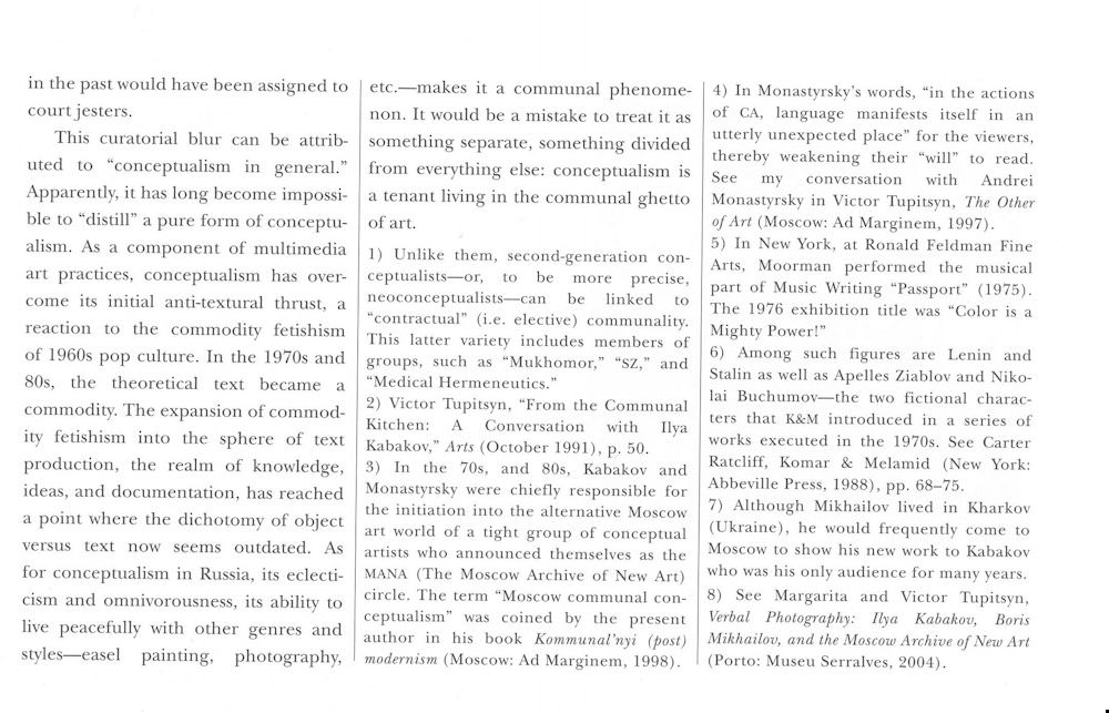 Margarita Tupitsyn. About Early Soviet Conceptualism. Page 3