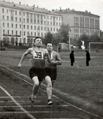 8 АМ и НА в 1957 на Ярославской улице